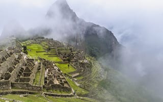Картинка Мачу-Пикчу, Перу, гора, город, разорение, инки, древний