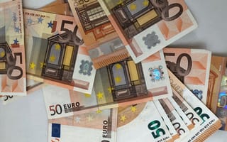 Картинка деньги, экономика, финансы, купюра, банкнота, наличка, евро, EUR, валюта