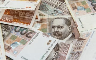 Картинка деньги, купюра, купюры, куна, хорватская куна, хорватская, HRK, валюта