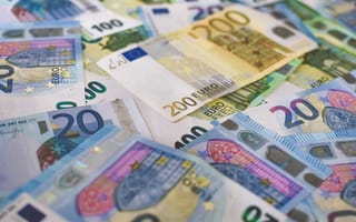 Картинка деньги, купюра, купюры, евро, EUR, валюта