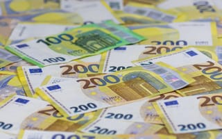 Картинка деньги, купюра, купюры, евро, EUR, валюта