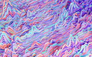 Картинка абстрактные, абстракция, изогнутые, изгиб, линия, линии, фиолетовый