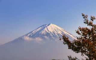 Картинка Фудзияма, Фудзи, гора, вулкан, Япония, горы, природа, осень