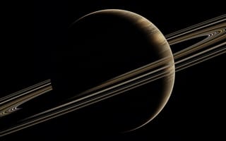 Картинка Сатурн, планета, космос, кольцо, ночь, темный, темнота, amoled, амолед, черный