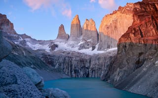 Картинка горы, гора, природа, Мірадор Лас-Торрес, Чили, скала, пейзаж