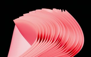 Картинка абстрактные, абстракция, рендеринг, дизайн, 3д, 3d, слой, складка, розовый