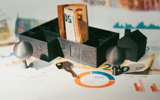 Картинка евро, EUR, валюта, деньги, экономика, финансы, купюра, банкнота, наличка, ключ