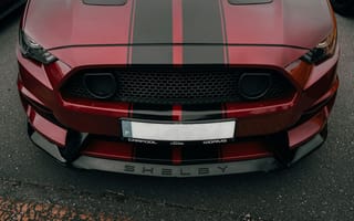 Картинка Ford Mustang, Форд Мустанг, Ford, Форд, Mustang, Мустанг, Shelby, машины, машина, тачки, авто, автомобиль, транспорт, красный