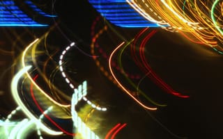 Картинка свечение, абстрактные, абстракция, неон, цветной, разноцветный, цвета