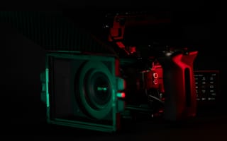 Картинка камера, фотоаппарат, разные, amoled, амолед, черный, свечение, ночь, темный, темнота