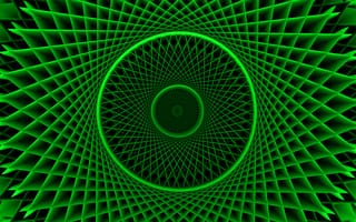 Картинка абстрактные, абстракция, фигура, линия, линии, зеленый