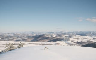 Картинка зима, зимние, время года, сезоны, сезонные, пейзаж, природа, белый, снег, гора