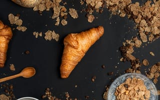 Картинка клубника, ягода, ягоды, сладости, сладкий, десерт, еда, овсянка, мюсли