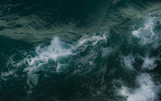 Картинка океан, море, вода, природа, волна, брызги, всплеск