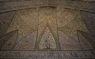 Картинка архитектура, потолок, старинный, исторический, история, арт, мозаика
