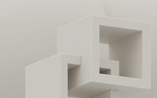 Картинка абстракция, минимализм, геометрия, белый, дизайн, архитектура, современный