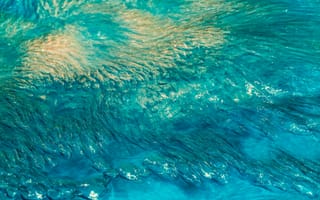 Картинка вода, океан, волны, природа, синий, текстура, мир, глубина