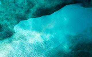 Картинка океан, вода, голубой, природа, пейзаж, мир, спокойствие