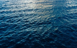 Картинка вода, океан, гладь, синий, природа, пейзаж, спокойствие