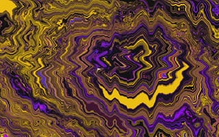 Картинка абстракция, узоры, желтый, фиолетовый, графика, фон, арт