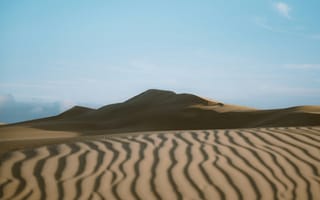 Картинка пустыня, песок, дюны, небо, природа, ландшафт, отдых