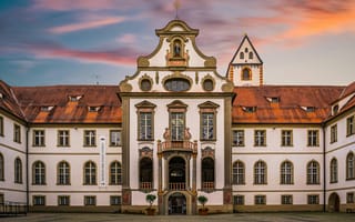 Картинка архитектура, здание, историческое, фасад, пейзаж, небо, красивый