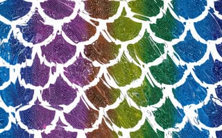 Картинка чешуя, радуга, цветной, абстракция, фон, гладкий, декор