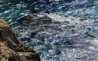 Картинка море, вода, скалы, природа, пейзаж, отдых, свет