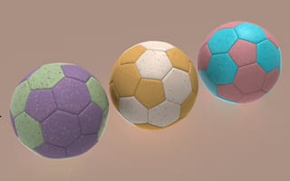 Картинка мячи, спорт, футбол, игра, цветные, дизайн, обои