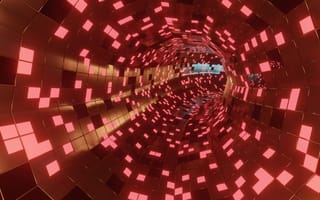 Картинка тunnel, абстракция, свет, текстура, цвет, графика, футуризм