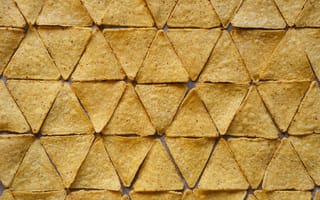 Картинка чипсы, еда, закуска, треугольники, жареное, праздник, вкусно