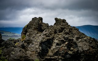 Картинка скалы, природа, пейзаж, горы, облака, камни, ландшафт