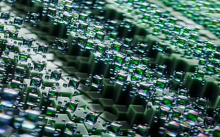 Картинка абстракция, графика, текстура, цвет, 3D, блики, водные капли