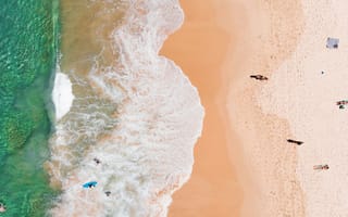 Картинка пляж, море, отдых, песок, лето, солнце, пейзаж