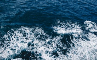 Картинка море, волны, океан, вода, природа, пейзаж, синий