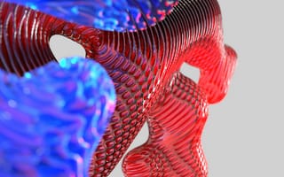 Картинка абстракция, 3D, графика, цвет, дизайн, текстура, современный