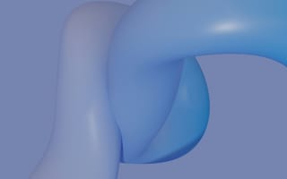 Картинка абстракция, гладкий, синий, формы, минимализм, дизайн, фоновое