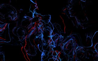 Картинка абстракция, электричество, свет, цвета, творчество, арт, фоны