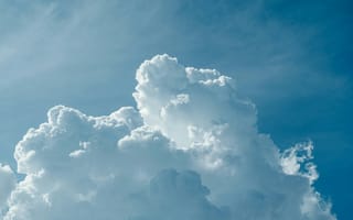 Картинка облака, небо, природа, пейзаж, свет, синий, атмосфера