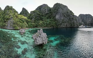 Картинка природа, острова, море, пейзаж, горы, воды, тропики, отдых, экзотика