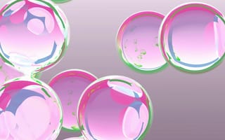 Картинка пузырьки, абстракция, фон, цвет, гладкий, минимализм, дизайн