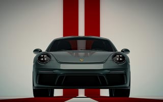 Картинка автомобиль, Порше, спорткар, дизайн, фото, обои, техника