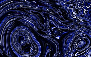 Картинка абстракция, синий, текстура, волны, гладкий, арт, фон