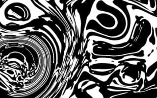 Картинка абстракция, черно-белый, узоры, гладкий, текстура, арт, дизайн