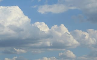 Картинка облака, небо, пейзаж, природа, свет, день, атмосфера