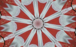 Картинка абстракция, узор, цвет, красный, геометрия, дизайн, арт