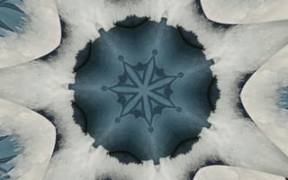 Картинка абстракция, узор, красота, холод, симметрия, дизайн, арт