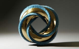 Картинка абстракция, дизайн, золото, текстура, модерн, скульптура, цвет, формы