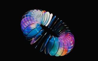 Картинка абстракция, цвета, графика, дизайн, обои, круг, модерн