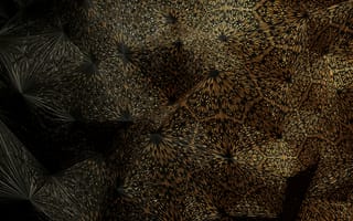 Картинка абстракция, текстура, узоры, черный, золотой, графика, фоны